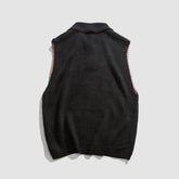 Suéter tipo chaleco con estampado gráfico divertido